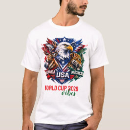 Adelaar Hert Jaguar Natuur Wereldkampioenschap 202 T-shirt