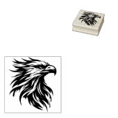 Adelaar hoofd rubber stempel (Gestempeld)