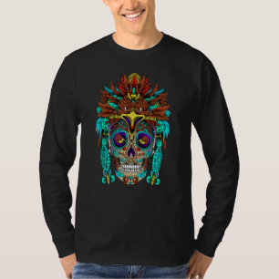 Adelaar Huichol Mexicaanse Schedel Suiker Schedel  T-shirt