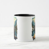 Adelaar in Bergwildernis Mok (Midden)