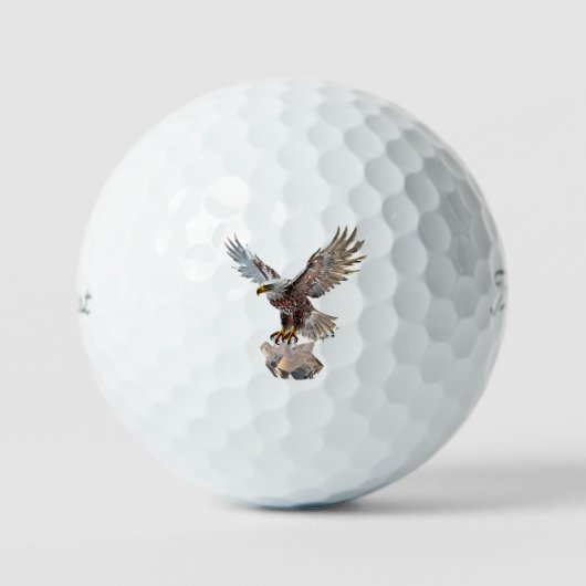 "Adelaar in Flight Art" Golfballen (Voorkant)