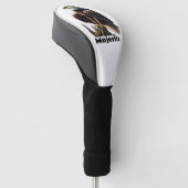 Adelaar in het wild golfheadcover (Schuin)