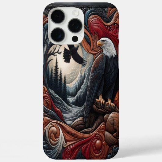Adelaar in natuur bos ontwerp Case-Mate iPhone case (Achterkant)