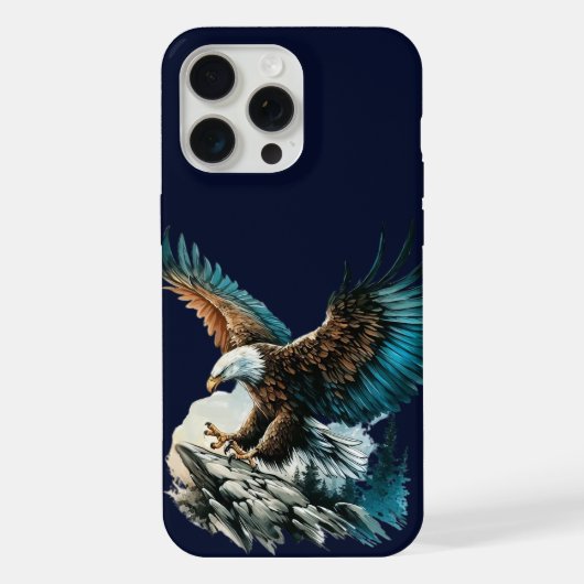 Adelaar in Waterverf iPhone Hoesje (Achterkant)