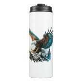 Adelaar in Waterverf Thermosbeker (Voorkant)