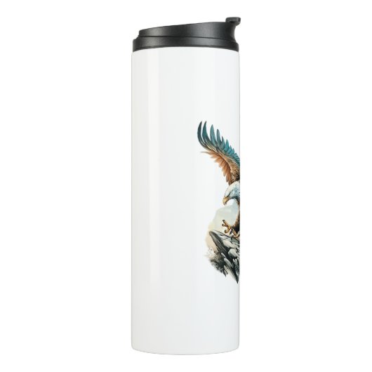 Adelaar in Waterverf Thermosbeker (Gedraaid links)