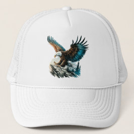Adelaar in Waterverf Trucker Pet
