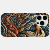 Adelaar in wildleren kunst Case-Mate iPhone case (Achterkant (horizontaal))