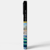 Adelaar kijkt naar walvis in oceaangolven Case-Mate iPhone case (Achterkant / Links)