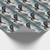 Adelaar maakt een touchdown cadeaupapier (Hoek)