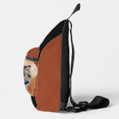 Adelaar - Man - Wolf - watercolorkunst 1 - Fan Fun Sling Bag (Rechts)