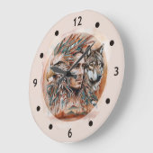 Adelaar - Man - Wolf - waterverf art 1 - Fan Fun Grote Klok (Hoek)