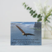 Adelaar met de Schrift Briefkaart (Staand voorkant)