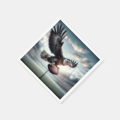 Adelaar met een Football Servet (Hoek)