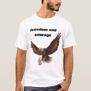 Adelaar met konijn – Inspirerend ontwerp voor vrij T-shirt