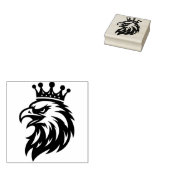 Adelaar met kroon rubber stamp rubberstempel (Gestempeld)