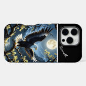 Adelaar met uitzicht op de oceaan iPhone hoesje (Achterkant horizontaal)