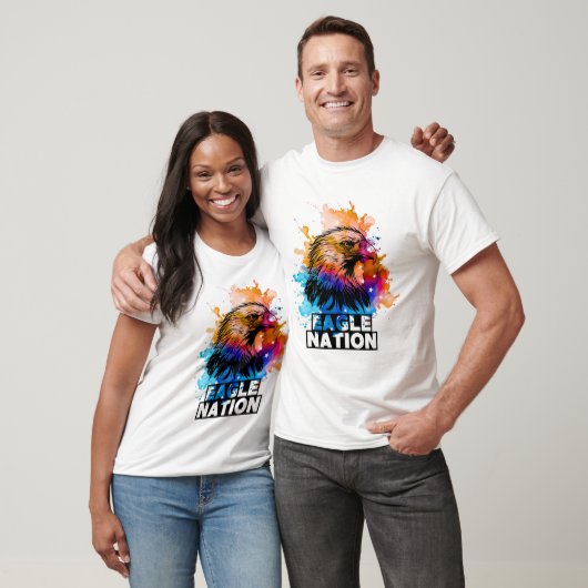 Adelaar natie amerika t-shirt (Unisex)