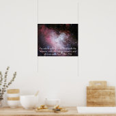 Adelaar Nevel Ruimte Foto Bijbeltekst Poster (Keuken)