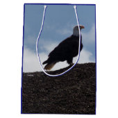 Adelaar op hoog terrein cadeautas (Achterkant)