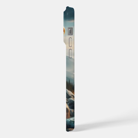 Adelaar op Rocky Terrain iPhone Hoesje (Linkerkant)