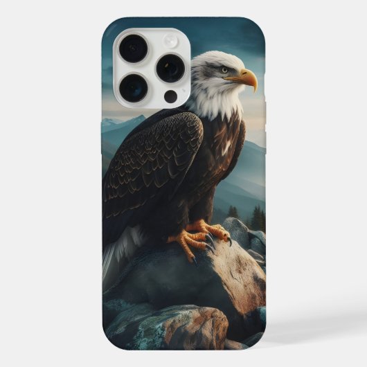 Adelaar op rotsachtig terrein iPhone hoesje (Achterkant)