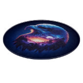 Adelaar overladen met mystiek zonsonderganglandsch snijplank (Hoek)