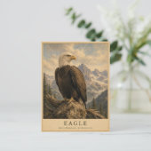 Adelaar Rocky Mountains VINTAGE Briefkaart (Staand voorkant)