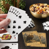 Adelaar Rocky Mountains VINTAGE Pokerkaarten (Insitu)