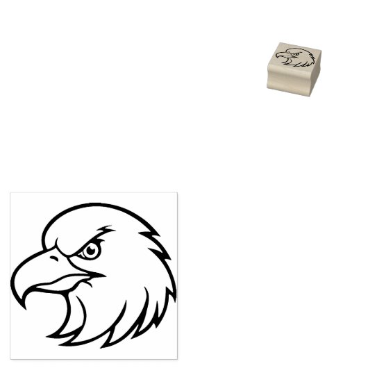 Adelaar rubber stempel (Gestempeld)