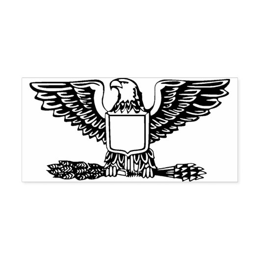 Adelaar rubber stempel (Afrduk)