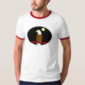 Adelaar 's Nachts Ring T-Shirt (Voorkant)