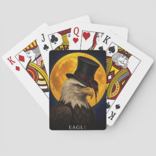 Adelaar Top Hoed Gotische Surrealist Pokerkaarten