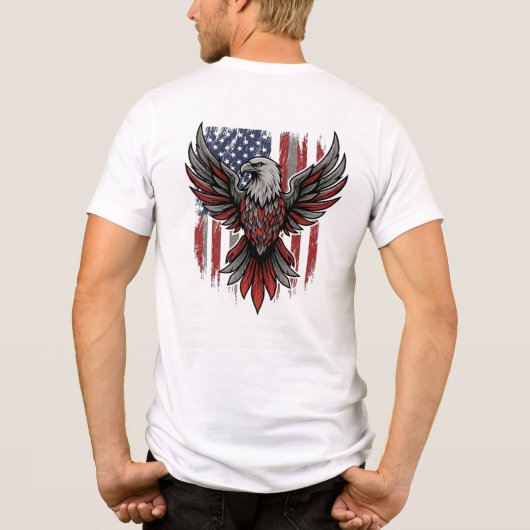 Adelaar Tri-Blend Shirt (Achterkant)