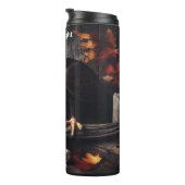 Adelaar tussen de herfstbladeren thermosbeker (Geroteerd rechts)