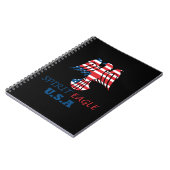 Adelaar USA vlag geest Notitieboek (Linkerzijde)