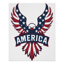 Adelaar van Amerika Perfect Poster
