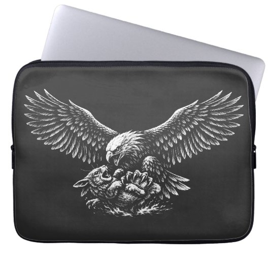 Adelaar van As door BurnsInHell Laptop Sleeve (Voorkant)