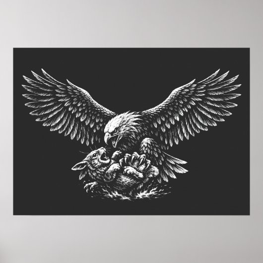 Adelaar van As door BurnsInHell Poster (Voorkant)