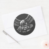 Adelaar van As door BurnsInHell Ronde Sticker (Envelop)