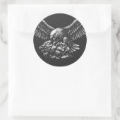 Adelaar van As door BurnsInHell Ronde Sticker (Tas)