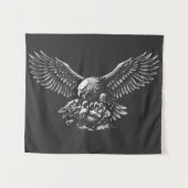 Adelaar van As door BurnsInHell Wandkleed (Voorkant (horizontaal))