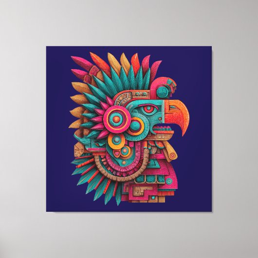 Adelaar van de Vijfde Zon Canvas Afdruk (Voorkant)