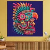 Adelaar van de Vijfde Zon Canvas Afdruk (Insitu (Woonkamer))