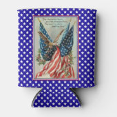 adelaar Vierde juli Patriottische vlag Blikjeskoeler (Voorkant)