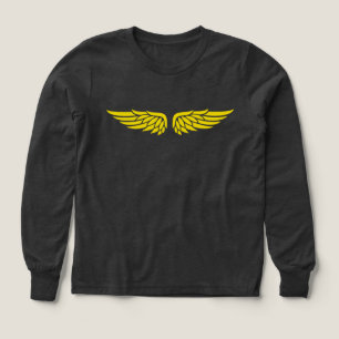 Adelaar vleugel gouden print Kinderen T-shirt met