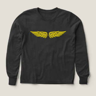 Adelaar vleugel gouden print Kinderen T-shirt met