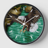 Adelaar Vliegen over rivier en bergen (Voorkant)