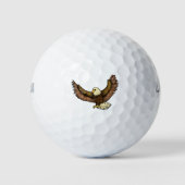 Adelaar vliegende vogel kunst golfballen (Voorkant)
