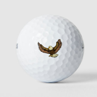 Adelaar vliegende vogel kunst golfballen